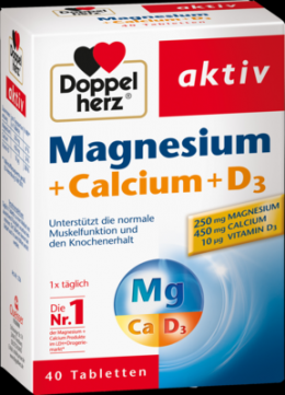 DOPPELHERZ Magnesium+Calcium+D3 Tabletten 73.5 g