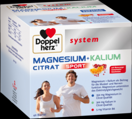 DOPPELHERZ Magnesium+Kalium Citrat system Granulat 240 g