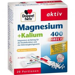 DOPPELHERZ Magnesium+Kalium DIRECT Portionsbeutel 20 St.