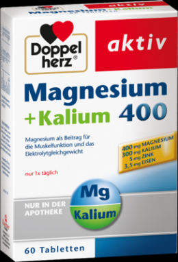 DOPPELHERZ Magnesium+Kalium Tabletten 114.4 g