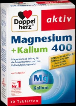 DOPPELHERZ Magnesium+Kalium Tabletten 57.2 g