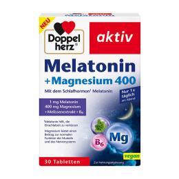 Ein aktuelles Angebot für DOPPELHERZ Melatonin+Magnesium 400 Tabletten 30 St Tabletten  - jetzt kaufen, Marke Queisser Pharma GmbH & Co. KG.