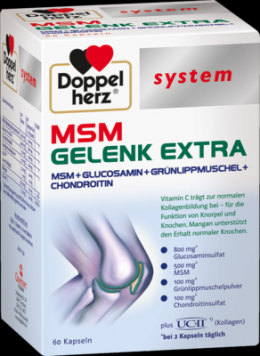 DOPPELHERZ MSM Gelenk extra system Kapseln 64,8 g