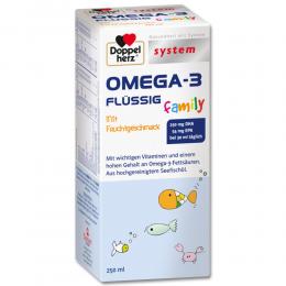 DOPPELHERZ Omega-3 family system flüssig 250 ml Flüssigkeit zum Einnehmen