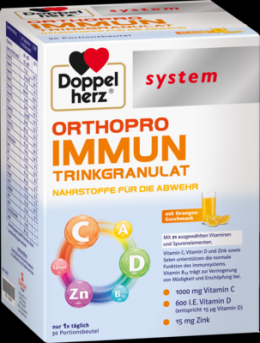 DOPPELHERZ Orthopro Immun Trinkgranulat system 30 St