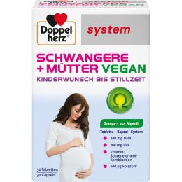 DOPPELHERZ Schwangere+Mütter vegan syst.Kombipack. 60 St Kombipackung