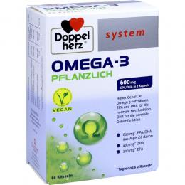 Doppelherz system Omega-3 pflanzlich 60 St Kapseln