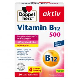 DOPPELHERZ Vitamin B12 500 Tabletten 120 St Tabletten