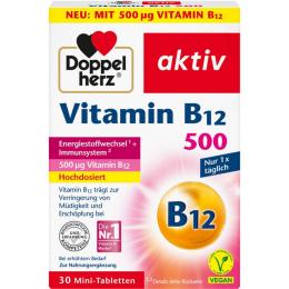DOPPELHERZ Vitamin B12 500 Tabletten 30 St.