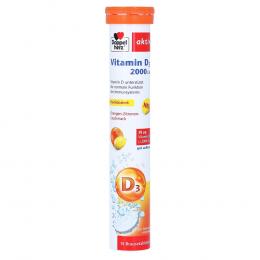 DOPPELHERZ Vitamin D3 2000 I.E. Brausetabletten 15 St Brausetabletten
