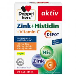 DOPPELHERZ Zink+Histidin Depot Tabletten 30 St Tabletten