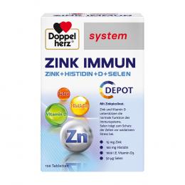 DOPPELHERZ Zink Immun Depot system Tabletten 100 St Tabletten