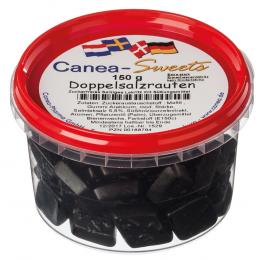 Ein aktuelles Angebot für Doppelsalzrauten Zuckerfrei Canea-Sweets 150 g ohne  - jetzt kaufen, Marke Pharma Peter GmbH.