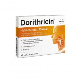 Ein aktuelles Angebot für Dorithricin Halstabletten Classic 20 St Lutschtabletten Halsschmerzen - jetzt kaufen, Marke Medice Arzneimittel Pütter GmbH & Co. KG.