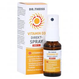 Ein aktuelles Angebot für DR.THEISS Vitamin D3 Direkt-Spray 20 ml Spray Multivitamine & Mineralstoffe - jetzt kaufen, Marke Dr. Theiss Naturwaren GmbH.