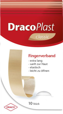 DRACOPLAST Fingerstrips 2x12 cm elastic 10 St