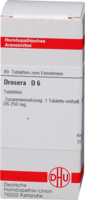 DROSERA D 6 Tabletten 80 St