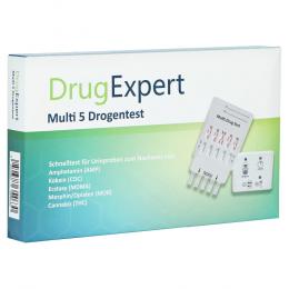 DRUG EXPERT Multi 5 AMP COC MDMA MOR THC Teststr. 1 St Teststreifen