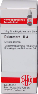 DULCAMARA D 4 Globuli 10 g
