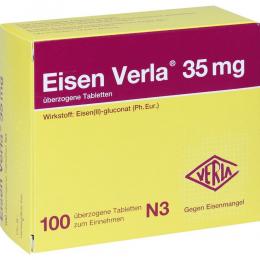 EISEN VERLA 35 mg überzogene Tabletten 100 St Überzogene Tabletten