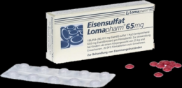 EISENSULFAT Lomapharm 65 mg berzogene Tab. 20 St
