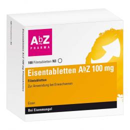 Eisentabletten AbZ 100 mg Filmtabletten 100 St Filmtabletten