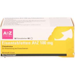 EISENTABLETTEN AbZ 100 mg Filmtabletten 50 St.