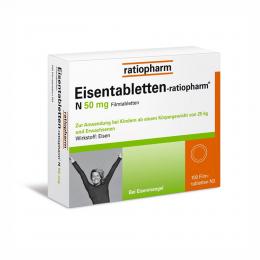 EISENTABLETTEN-ratiopharm N 50 mg Filmtabletten 100 St Filmtabletten