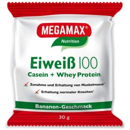 EIWEISS 100 Banane Megamax Pulver 30 g