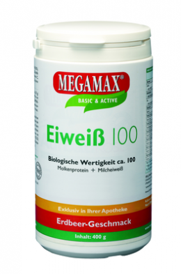 EIWEISS 100 Erdbeer Megamax Pulver 400 g