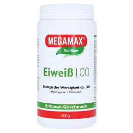 EIWEISS 100 Erdbeer Megamax Pulver 400 g Pulver