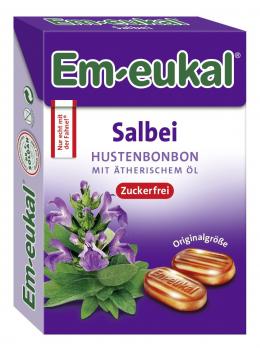 EM-EUKAL Bonbons Salbei zuckerfrei Box 50 g
