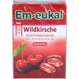 EM-EUKAL Bonbons Wildkirsche zuckerfrei Box 50 g