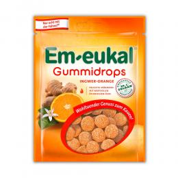 EM EUKAL Gummidrops Ingwer-Orange zuckerhaltig 90 g Bonbons