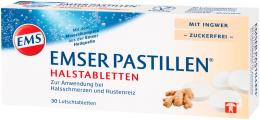 Ein aktuelles Angebot für EMSER Pastillen Halstabletten m.Ingwer zuckerfrei 30 St Lutschtabletten Hustenbonbons - jetzt kaufen, Marke Sidroga Gesellschaft für Gesundheitsprodukte mbH.