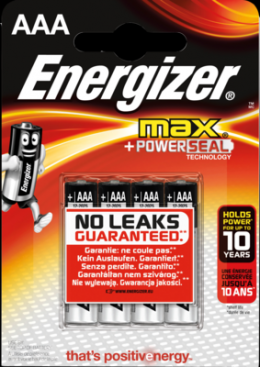 ENERGIZER Power Seal Micro AAA 4 St