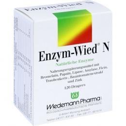 Ein aktuelles Angebot für Enzym-Wied N 120 St Dragees Gewichtskontrolle - jetzt kaufen, Marke Wiedemann Pharma GmbH.