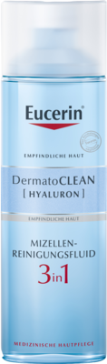 EUCERIN DermatoCLEAN Hyal.Miz.Reinigungsfluid 3in1 200 ml