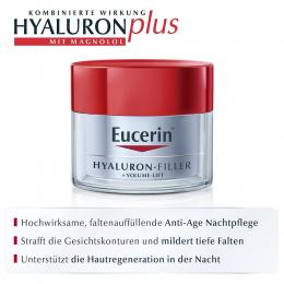 Eucerin Hyaluron-Filler + Volume-Lift Nachtpflege 50 ml Creme