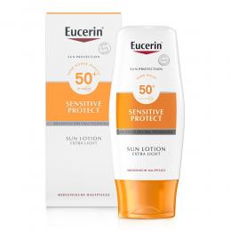 Ein aktuelles Angebot für Eucerin Sensitive Protect Sun Lotion Extra Leicht LSF 50+ 150 ml Lotion Normale Haut - jetzt kaufen, Marke Beiersdorf AG Eucerin.