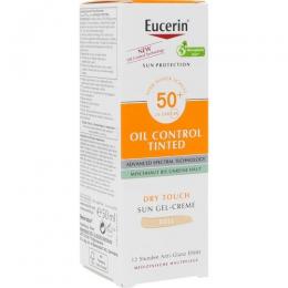 EUCERIN Sun Oil Control tinted Creme LSF 50+ hell 50 ml