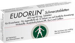 Eudorlin Schmerztabletten 20 St Tabletten