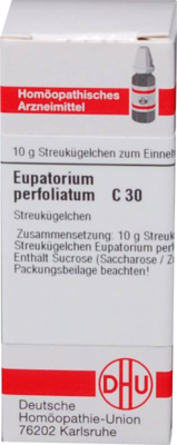 EUPATORIUM PERFOLIATUM C 30 Globuli 10 g
