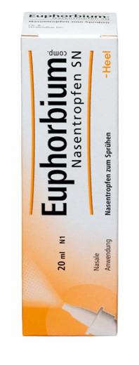 Ein aktuelles Angebot für Euphorbium comp. Nasentropfen SN 20 ml Nasendosierspray Schnupfen - jetzt kaufen, Marke Biologische Heilmittel Heel GmbH.