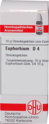 EUPHORBIUM D 4 Globuli 10 g