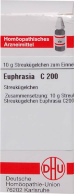 EUPHRASIA C 200 Globuli 10 g
