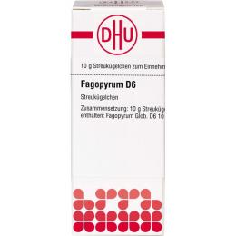 FAGOPYRUM D 6 Globuli 10 g