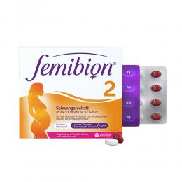 Ein aktuelles Angebot für FEMIBION 2 Schwangerschaft Tabletten 2 X 56 St Kombipackung Schwangerschaftsvitamine - jetzt kaufen, Marke Wick Pharma - Zweigniederlassung Der Procter & Gamble Gmbh.