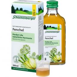FENCHEL SAFT Schoenenberger Heilpflanzensäfte 200 ml Saft