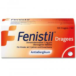 Ein aktuelles Angebot für Fenistil Dragees 100 St Überzogene Tabletten Innere Anwendung - jetzt kaufen, Marke GlaxoSmithKline Consumer Healthcare GmbH & Co. KG - OTC Medicines.